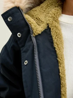 Mantels & Jassen|Bellerose Hoggar Duffel Parka Navy