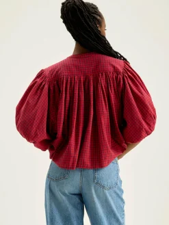 Bekijk Alles|Blouses & Hemden|Bellerose Ink Cropped Blouse Amore
