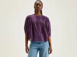 Blouses & Hemden|Bellerose Ink Cropped Blouse Neon