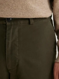 Bekijk Alles|Broeken|Bellerose Jaggot Rechte Broek Dark olive