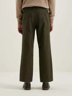 Bekijk Alles|Broeken|Bellerose Jaggot Rechte Broek Dark olive