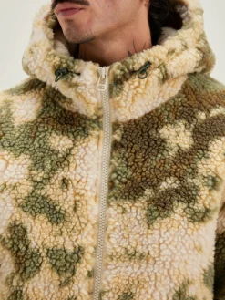 Bekijk Alles|Mantels & Jassen|Bellerose Jake Teddy Hoodie Met Rits