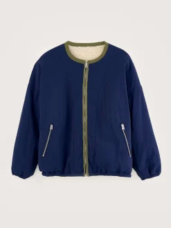 Bekijk Alles|Mantels & Jassen|Bellerose Janice Teddy Jas Cream / Naval