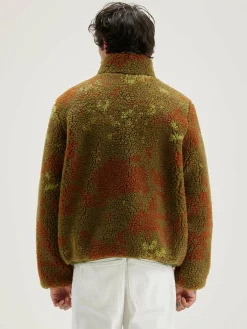 Bekijk Alles|Mantels & Jassen|Bellerose Jeremy Teddy Sweatshirt Met Rits