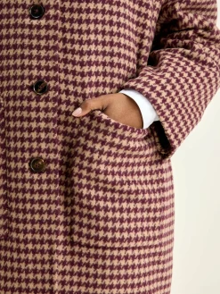 Bekijk Alles|Mantels & Jassen|Bellerose Joanne Klassieke Jas Ecume / Lychee