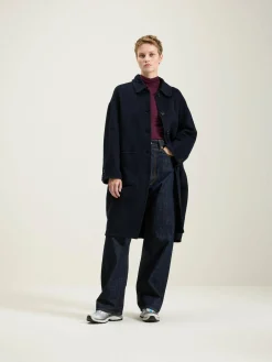 Bekijk Alles|Mantels & Jassen|Bellerose Joanne Klassieke Jas Navy