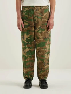 Bekijk Alles|Broeken|Bellerose Kargo Relaxed Cropped Broek Amber / Army