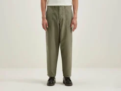 Bekijk Alles|Broeken|Bellerose Kargo Relaxed Cropped Broek Dusty olive