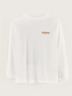 T-Shirt & Polos|Bellerose Kellos Lange Mouwen T-shirt White