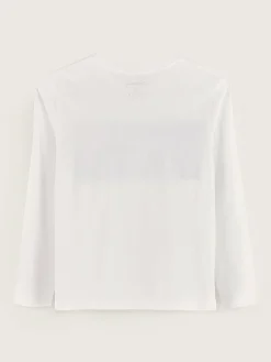 T-Shirt & Polos|Bellerose Kenno Lange Mouwen T-shirt White