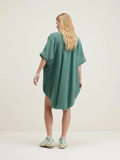 Jurken|Bellerose Klenn Hemdjurk Light stone wash