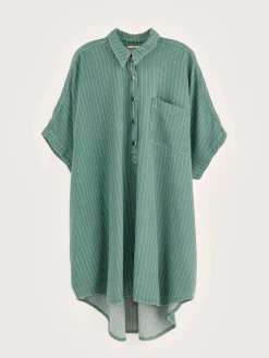 Jurken|Bellerose Klenn Hemdjurk Light stone wash