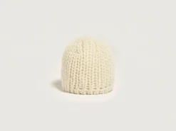 Bekijk Alles|Petten & Hoeden|Bellerose Kouha Gebreide Muts Ivory