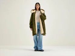 Bekijk Alles|Mantels & Jassen|Bellerose Laos Parka Met Capuchon Olive