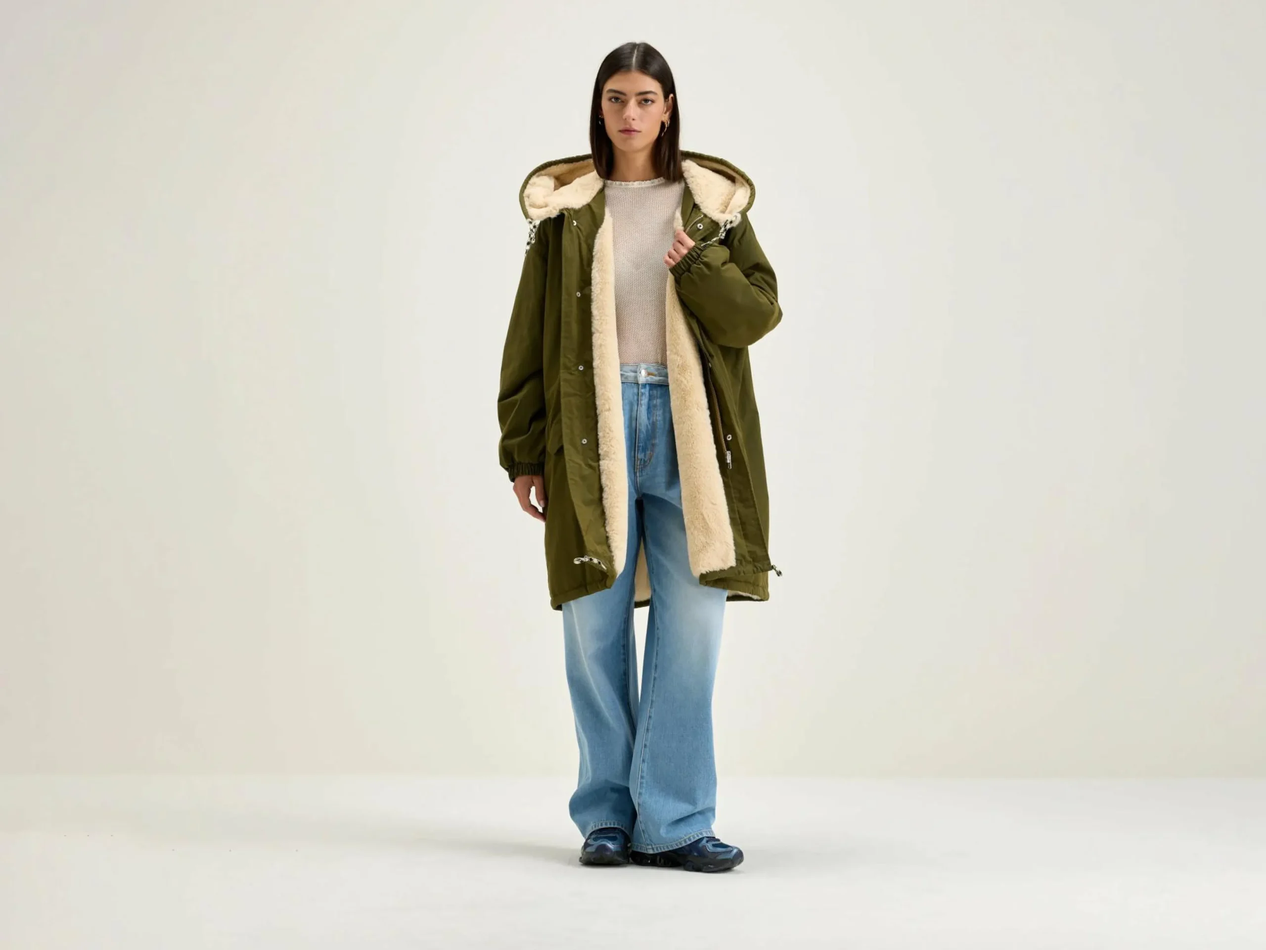 Bekijk Alles|Mantels & Jassen|Bellerose Laos Parka Met Capuchon Olive