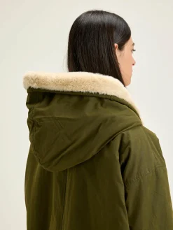 Bekijk Alles|Mantels & Jassen|Bellerose Laos Parka Met Capuchon Olive