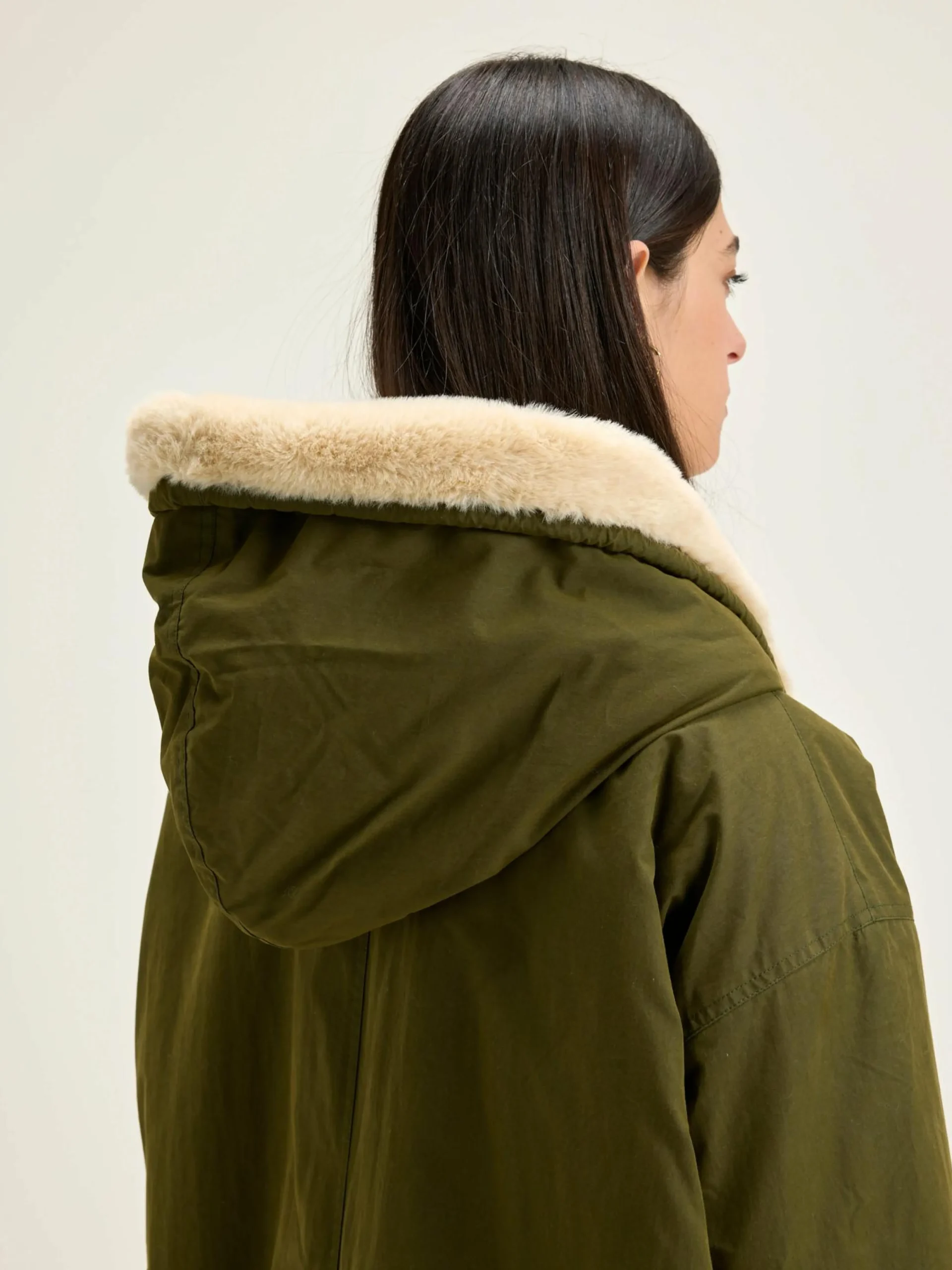 Bekijk Alles|Mantels & Jassen|Bellerose Laos Parka Met Capuchon Olive