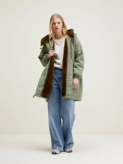 Bekijk Alles|Mantels & Jassen|Bellerose Laos Parka Met Capuchon Eucalyptus