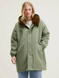 Bekijk Alles|Mantels & Jassen|Bellerose Laos Parka Met Capuchon Eucalyptus