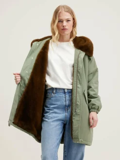 Bekijk Alles|Mantels & Jassen|Bellerose Laos Parka Met Capuchon Eucalyptus