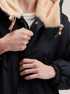 Bekijk Alles|Mantels & Jassen|Bellerose Laos Parka Met Capuchon Off black