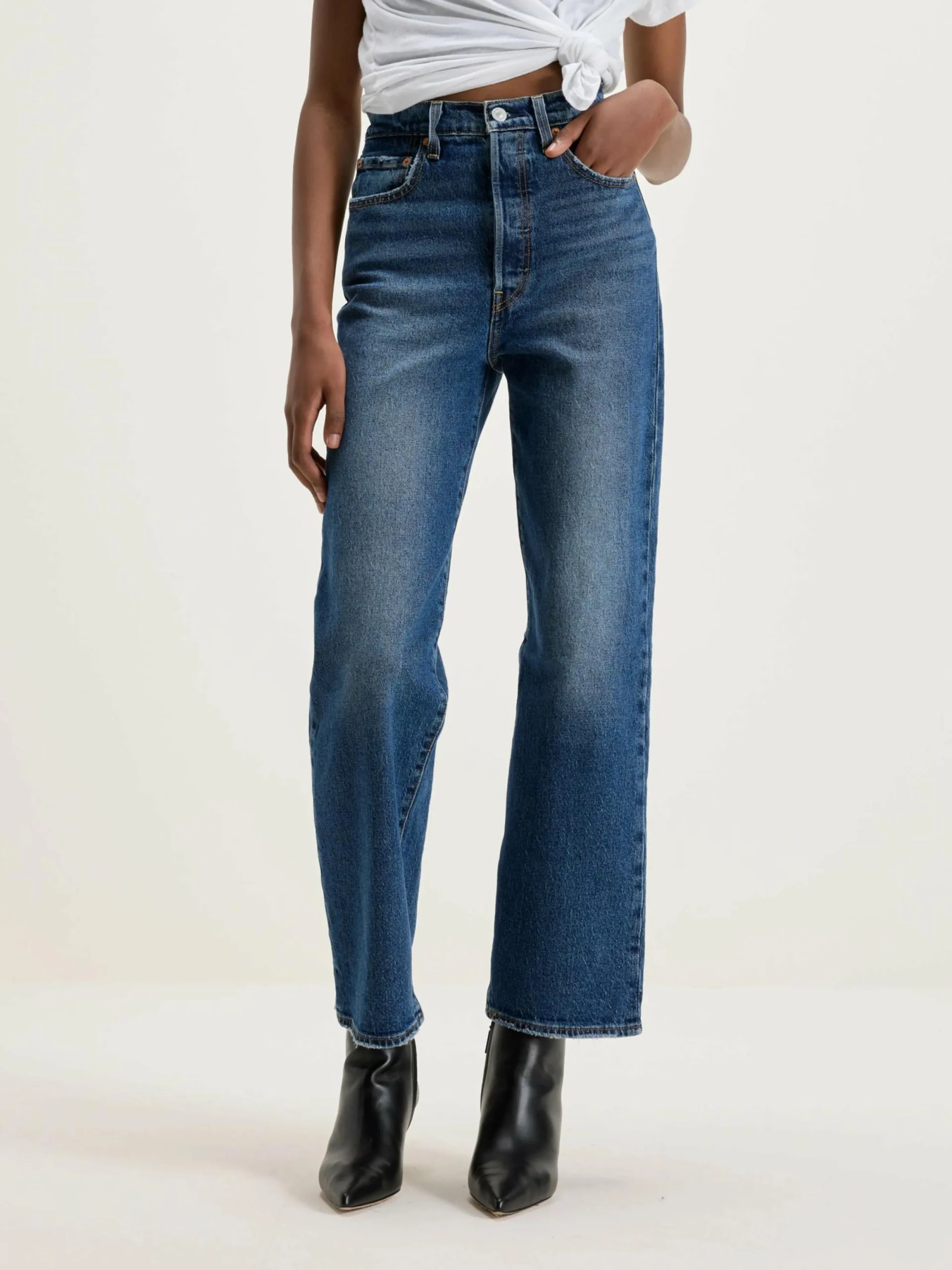 Denim|Levi's® Ribcage Straight Ankle Jeans