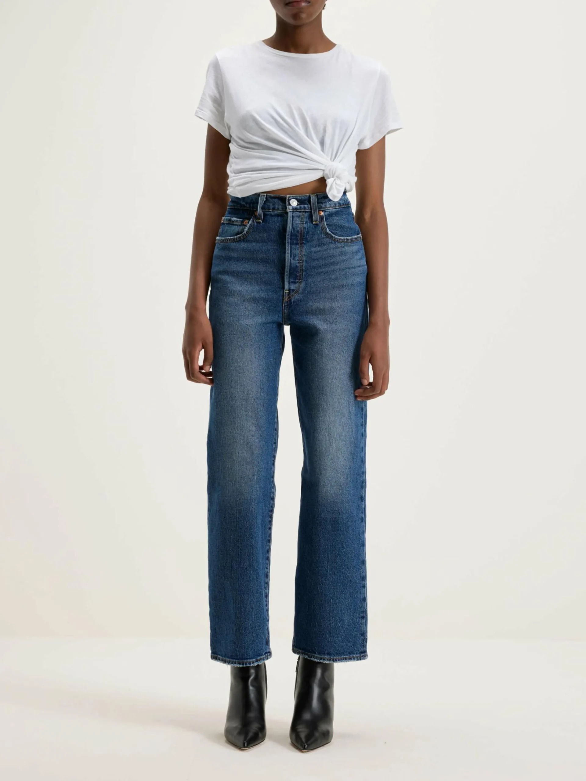 Denim|Levi's® Ribcage Straight Ankle Jeans