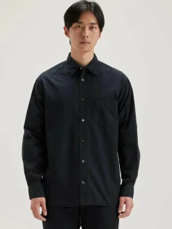 Bekijk Alles|Hemden|Bellerose Lighty Relaxed Hemd Black blue