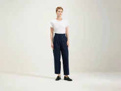 Broeken|Bellerose Lilo Paperbag Broek Navy