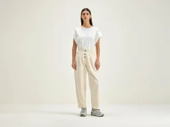 Broeken|Bellerose Lilo Paperbag Broek Cream