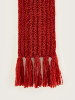 Bekijk Alles|Sjaals|Bellerose Lioko Geribbelde Sjaal Mahogany