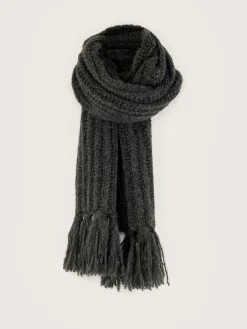 Bekijk Alles|Sjaals|Bellerose Lioko Geribbelde Sjaal Mid grey