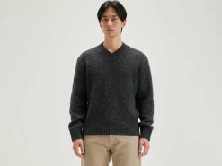 Bekijk Alles|Truien|Bellerose Liora V-hals Trui Mid grey