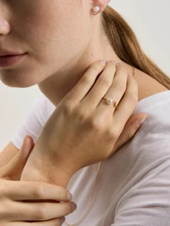 Juwelen|Maria black Baroque Twirl Oorbel