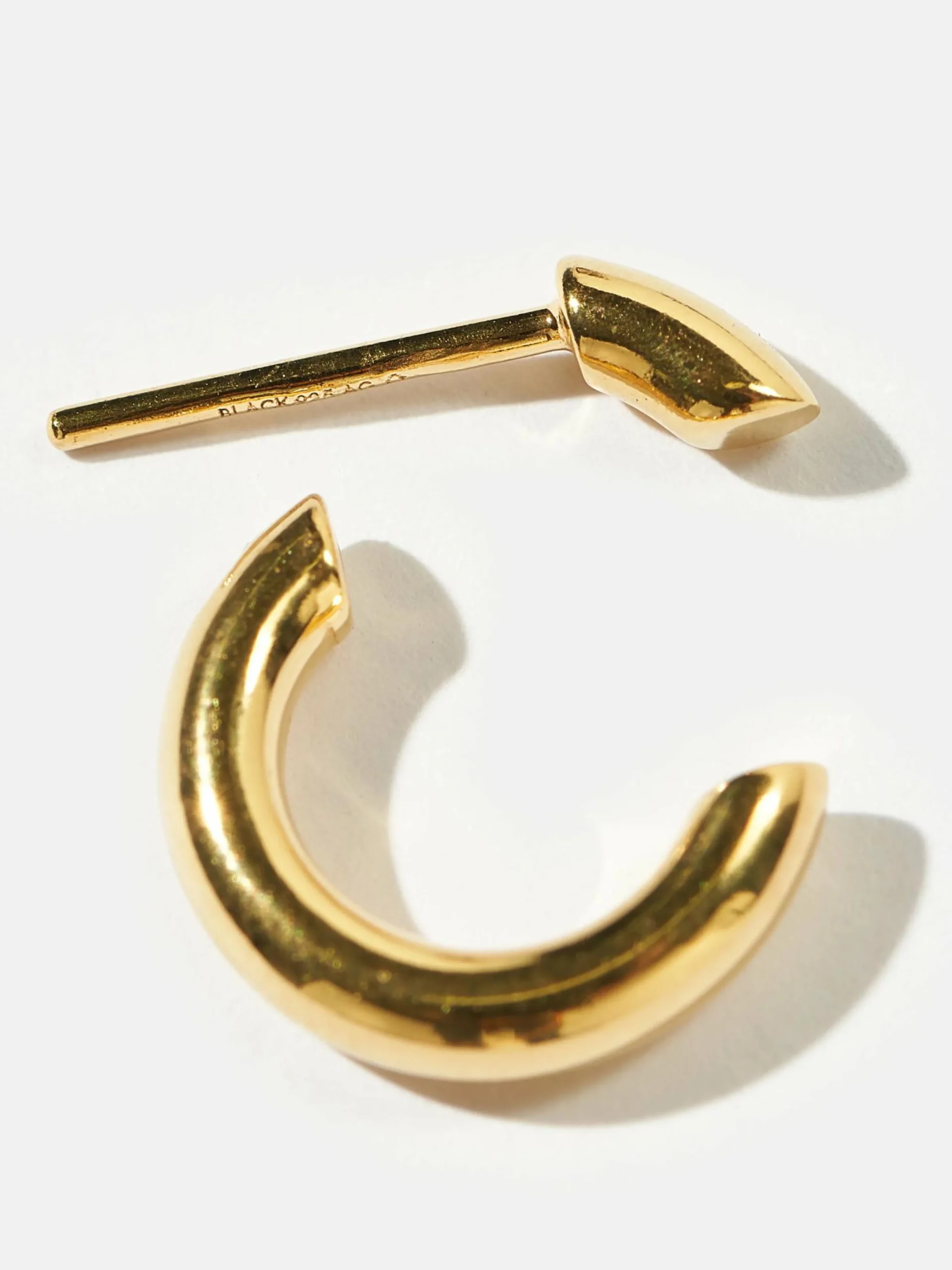 Bekijk Alles|Juwelen|Maria black Disrupted 14 Gouden Hoepel Oorbel