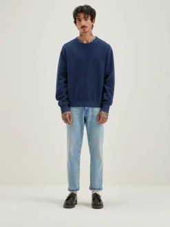 Bekijk Alles|Sweatshirts|Bellerose Matt Ronde Hals Sweatshirt Ink