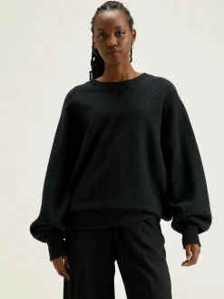 Bekijk Alles|Sweatshirts|Bellerose Milos Ronde Hals Sweatshirt Off black