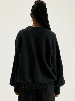 Bekijk Alles|Sweatshirts|Bellerose Milos Ronde Hals Sweatshirt Off black