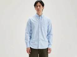 Bekijk Alles|Hemden|Bellerose Mire Slim Hemd Blue