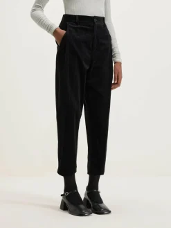 Broeken|Nicholson & Nicholson Sand Boyfriend Corduroy Broek