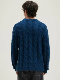 Bekijk Alles|Truien|Bellerose Noft Kabeltrui Fir / Naval