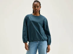 Blouses & Hemden|Bellerose Padoue Geruite Blouse Myrtille / Sea pine