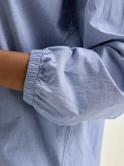 Blouses & Hemden|Bellerose Padoue Gestreepte Blouse Myrtille