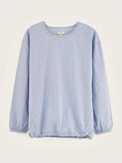 Blouses & Hemden|Bellerose Padoue Gestreepte Blouse Myrtille