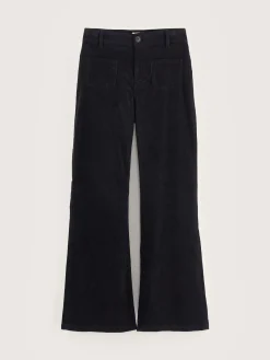 Bekijk Alles|Broeken|Bellerose Park Flared Broek Black beauty