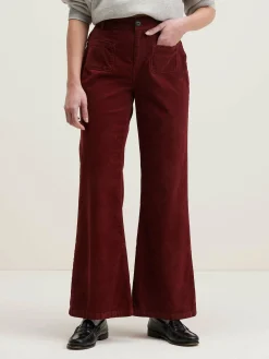 Broeken|Bellerose Park Flared Broek Grenat