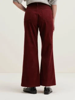 Broeken|Bellerose Park Flared Broek Grenat