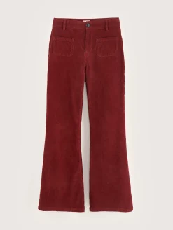Broeken|Bellerose Park Flared Broek Grenat