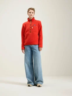 Mantels & Jassen|Patagonia Retro Pile Fleece Marsupial Trui Voor Vrouwen