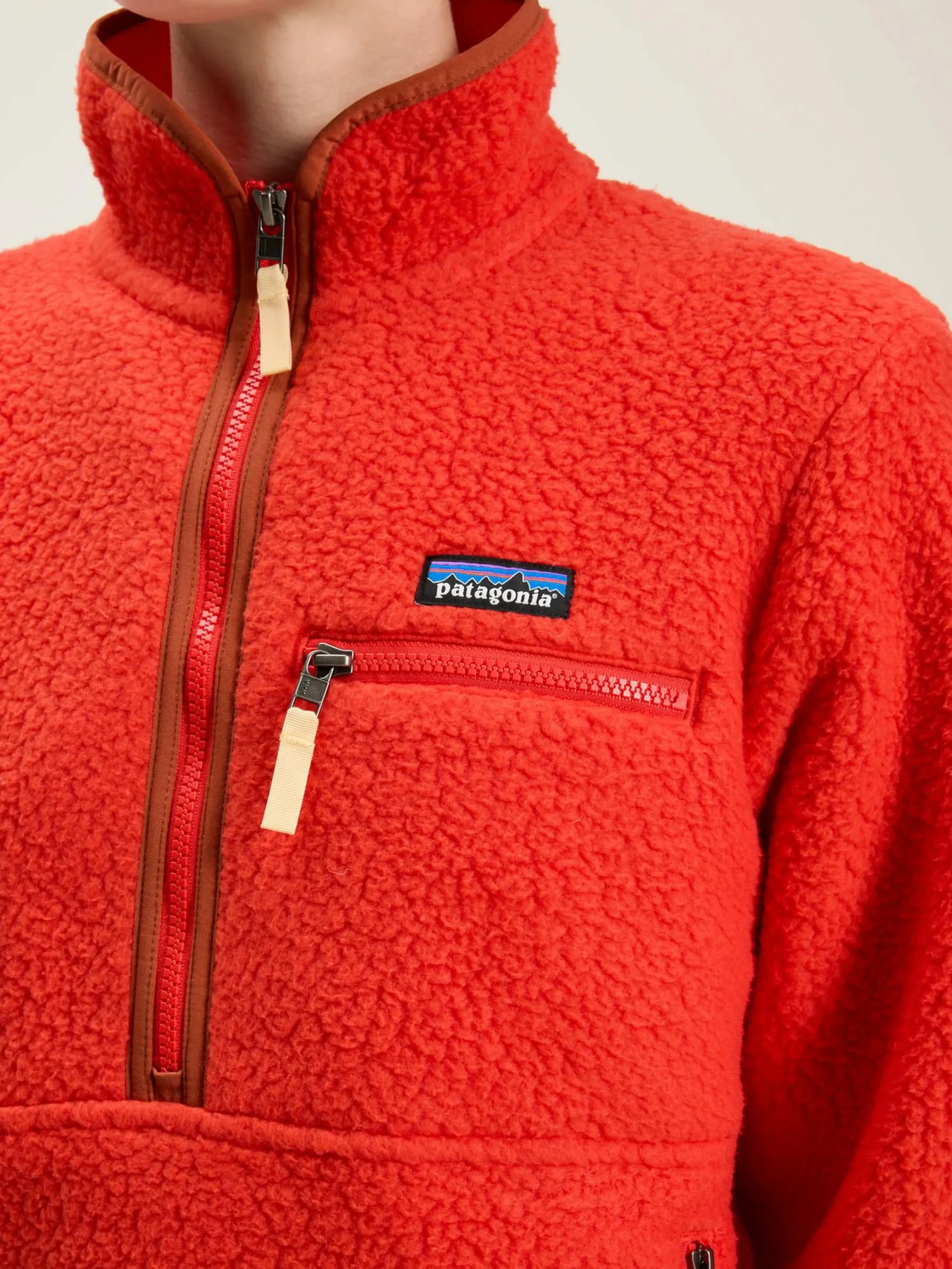 Mantels & Jassen|Patagonia Retro Pile Fleece Marsupial Trui Voor Vrouwen